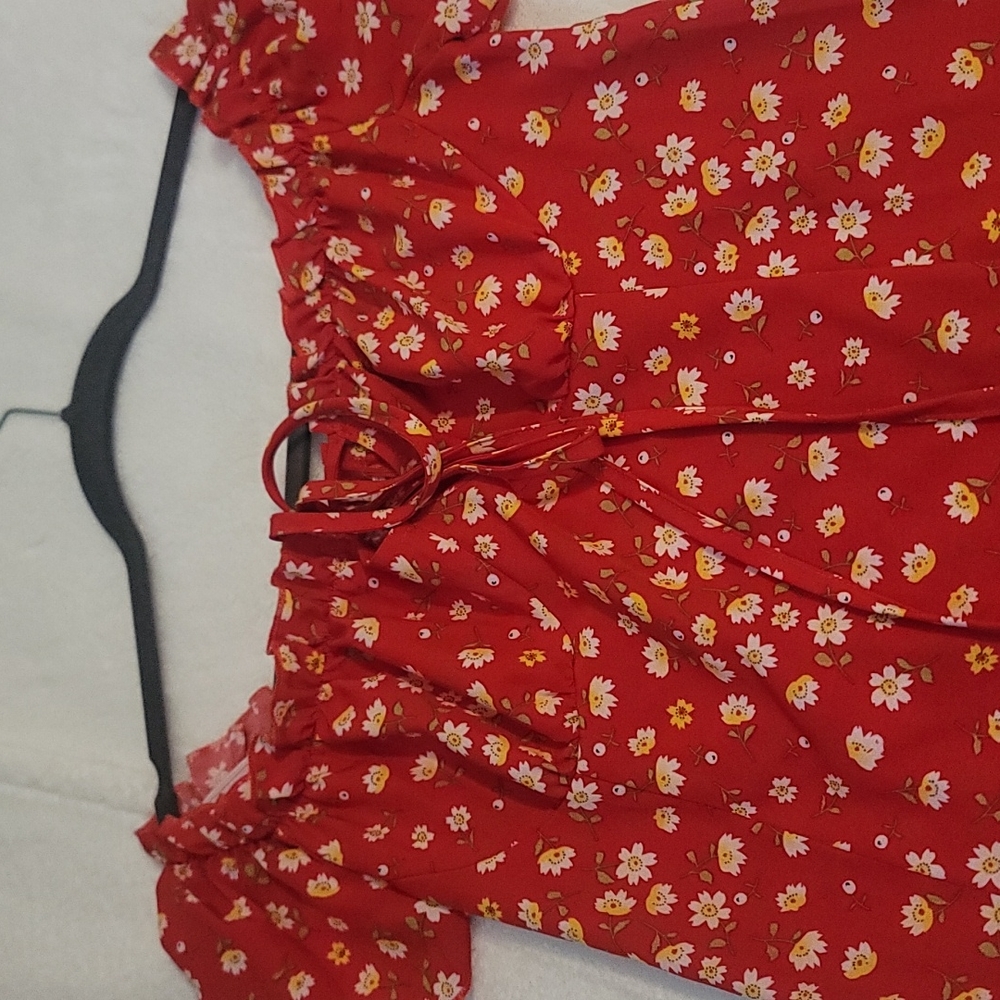 Off the shoulder Shien floral dress